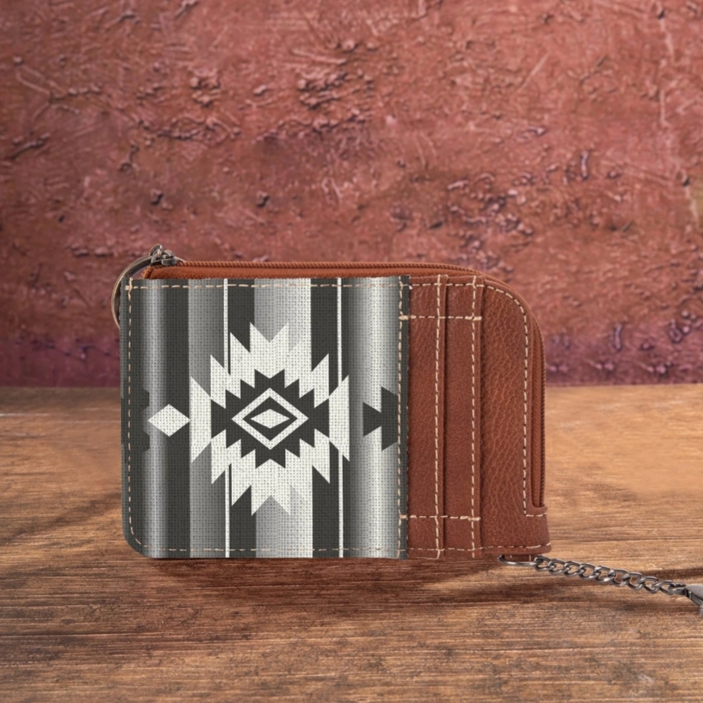 Wrangler Aztec Mini Zip Wallet and Cardholder